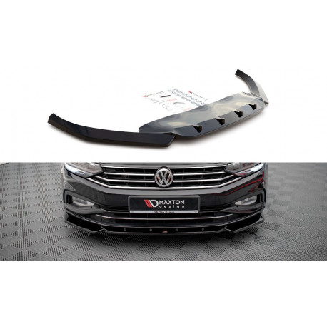 Body kit a vizuální doplňky MAXTON DESIGN přední splitter pro Volkswagen Passat B8 Facelift, V1 | race-shop.cz