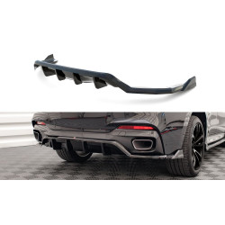 MAXTON DESIGN centrální zadní splitter pro BMW X6 M-Pack F16 (se svislými lištami)