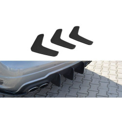 MAXTON DESIGN zadní difuzor pro Mercedes C W204 AMG-Line (FACELIFT), V1