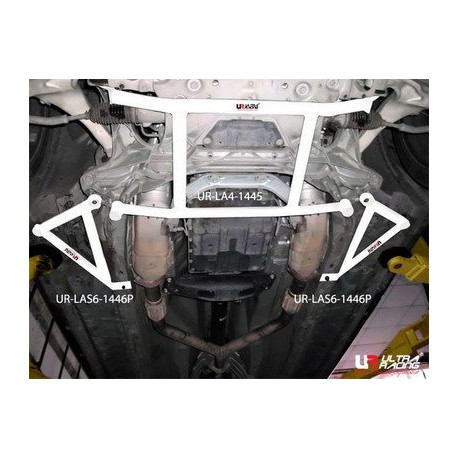 Rozpěry Nissan 370Z / Infiniti G37 Ultra-R 2x 3-bodové Přední rozpěrné tyče 1446 | race-shop.cz