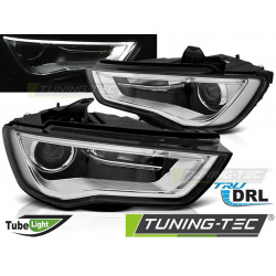 PŘEDNÍ SVĚTLA TUBE LIGHT DRL ČERNÁ pro AUDI A3 8V 12-16