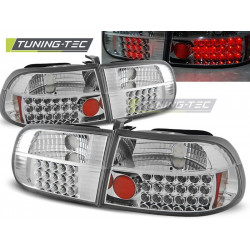 LED ZADNÍ SVĚTLA HONDA CIVIC 09.91-08.95 2D/4D CHROM LED