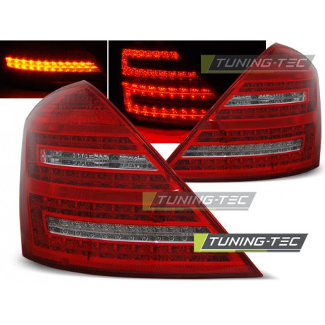 Osvětlení LED ZADNÍ SVĚTLA ČERVENÁ BÍLÁ pro MERCEDES W221 S-KLASA 05-09 | race-shop.cz