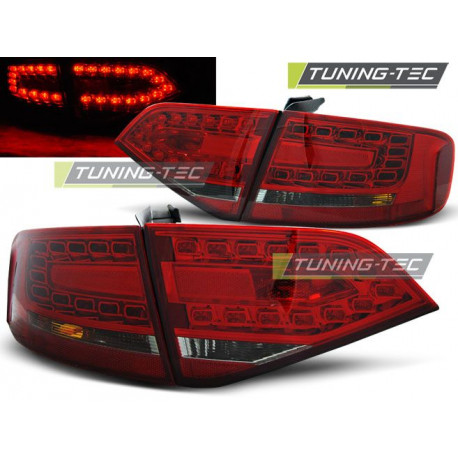 Osvětlení LED ZADNÍ SVĚTLA ČERVENÁ TMAVÁ pro AUDI A4 B8 08-11 SEDAN | race-shop.cz