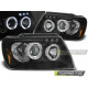 Osvětlení PŘEDNÍ SVĚTLA CHRYSLER JEEP GRAND CHEROKEE 99-05.05 ANGEL EYES ČERNÁ | race-shop.cz