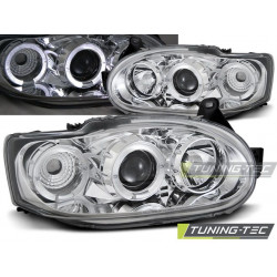 PŘEDNÍ SVĚTLA FORD ESCORT MK7 02.95-00 ANGEL EYES CHROM