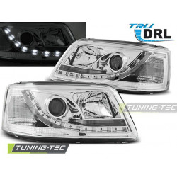 PŘEDNÍ SVĚTLA TRUE DRL CHROM pro VW T5 04.03-08.09