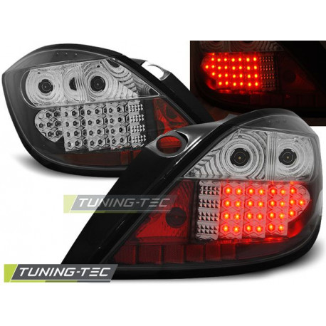 Osvětlení LED ZADNÍ SVĚTLA OPEL ASTRA H 03.04-09 5D ČERNÁ LED | race-shop.cz