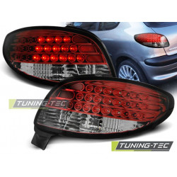 LED ZADNÍ SVĚTLA PEUGEOT 206 10.98- ČERVENÁ / BÍLÁ LED