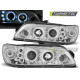 Osvětlení PŘEDNÍ SVĚTLA PEUGEOT 306 05.97-03.01 ANGEL EYES CHROM | race-shop.cz