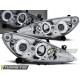 Osvětlení PŘEDNÍ SVĚTLA PEUGEOT 307 04.01-06.05 ANGEL EYES CHROM | race-shop.cz