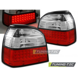 LED ZADNÍ SVĚTLA ČERVENÁ BÍLÁ pro VW GOLF 3 09.91-08.97
