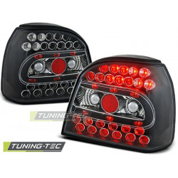LED ZADNÍ SVĚTLA ČERNÁ pro VW GOLF 3 09.91-08.97