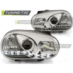 PŘEDNÍ SVĚTLA DAYLIGHT CHROM pro VW GOLF 4 09.97-09.0