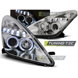 PŘEDNÍ SVĚTLA TOYOTA CELICA T230 99-05 ANGEL EYES CHROM