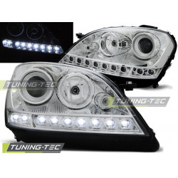 PŘEDNÍ SVĚTLA DAYLIGHT CHROM pro MERCEDES W164 ML M-KLASA 05-07