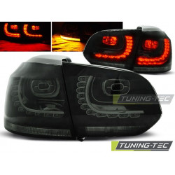 TUNING-TEC LED zadní světla pro VW GOLF 6 10.08-12, kouřová