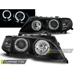 PŘEDNÍ SVĚTLA ANGEL EYES ČERNÁ pro BMW E46 09.01-03.05