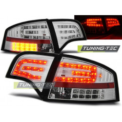LED ZADNÍ SVĚTLA CHROM pro AUDI A4 B7 11.04-03.08 SEDAN