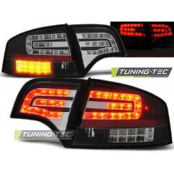 LED ZADNÍ SVĚTLA ČERNÁ pro AUDI A4 B7 11.04-03.08 SEDAN