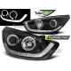 Osvětlení PŘEDNÍ SVĚTLA HYUNDAI TUCSON IX35 10-13 ČERNÁ TUBE LIGHT | race-shop.cz