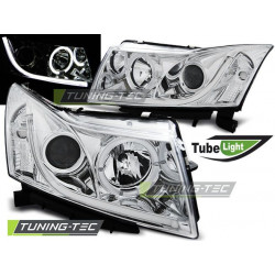 PŘEDNÍ SVĚTLA CHEVROLET CRUZE 09-12 TUBE LIGHT CHROM