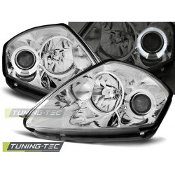 PŘEDNÍ SVĚTLA MITSUBISHI ECLIPSE D50 00-05 ANGEL EYES CHROM