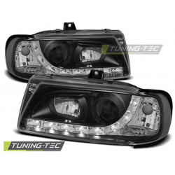PŘEDNÍ SVĚTLA DAYLIGHT ČERNÁ pro SEAT IBIZA/CORDOBA/POLO VARIANT, SEDAN 10.93-08.99