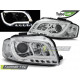 Osvětlení PŘEDNÍ SVĚTLA TUBE LIGHT CHROM pro AUDI A3 8P 05.03-03.08 | race-shop.cz