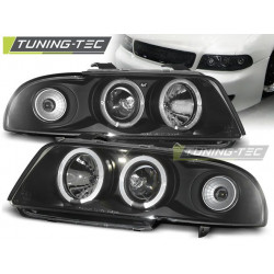 PŘEDNÍ SVĚTLA ANGEL EYES ČERNÁ pro AUDI A4 11.94-12.98