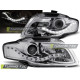 Osvětlení PŘEDNÍ SVĚTLA DAYLIGHT CHROM pro AUDI A4 B7 11.04-03.08 | race-shop.cz