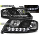 Osvětlení PŘEDNÍ SVĚTLA DAYLIGHT ČERNÁ pro AUDI A6 06.01-05.04 | race-shop.cz