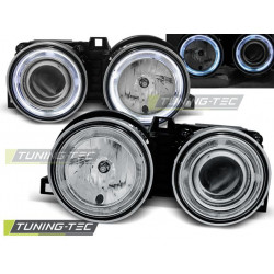 PŘEDNÍ SVĚTLA ANGEL EYES CHROM pro BMW E30 11.82-06.94