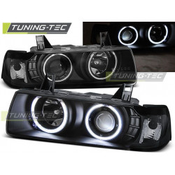 PŘEDNÍ SVĚTLA ANGEL EYES CCFL ČERNÁ pro BMW E36 12.90-08.99 S/C/T