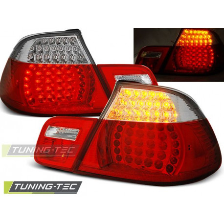 Osvětlení LED ZADNÍ SVĚTLA ČERVENÁ BÍLÁ pro BMW E46 04.99-03.03 CABRIO | race-shop.cz