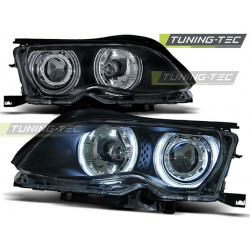 PŘEDNÍ SVĚTLA ANGEL EYES CCFL ČERNÁ pro BMW E46 09.01-03.05