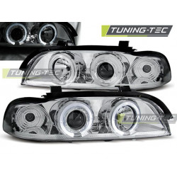 PŘEDNÍ SVĚTLA ANGEL EYES CHROM pro BMW E39 09.95-05.03
