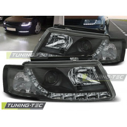 PŘEDNÍ SVĚTLA DAYLIGHT ČERNÁ pro VW PASSAT 5B 3B 11.96-08.00