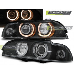PŘEDNÍ SVĚTLA ANGEL EYES ČERNÁ pro BMW E39 09.95-06.03
