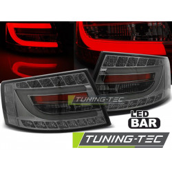LED ZADNÍ SVĚTLA TMAVÁ pro AUDI A6 C6 SEDAN 04.04-08 6PIN