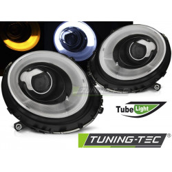 PŘEDNÍ SVĚTLA TUBE LIGHTL ČERNÁ pro BMW MINI (COOPER) 06-14