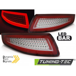 LED BAR TAIL LIGHTS RED WHIE SEQ for PORSCHE 911 997 04-09