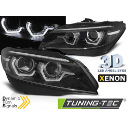 XENON HEADLIGHTS LED DRL BLACK AFS SEQ for BMW Z4 E89 09-13