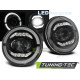 Osvětlení PŘEDNÍ SVĚTLA CHRYSLER JEEP WRANGLER TJ/ LJ/ JK 96-18 ANGEL EYE LED ČERNÁ | race-shop.cz