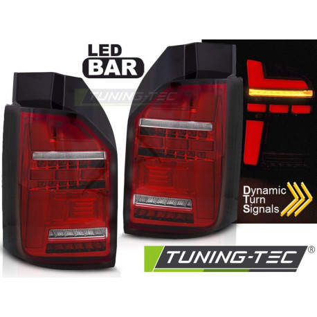 Osvětlení LED BAR ZADNÍ SVĚTLA ČERVENÁ BÍLÉ SEQ pro VW T6 15-19 OEM ŽÁROVKA | race-shop.cz