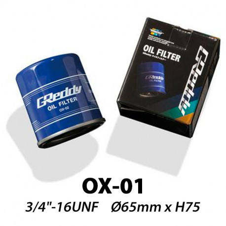 Olejové filtry GREDDY olejový filtr OX-01, 3/4-16UNF, D-65 H-75 | race-shop.cz