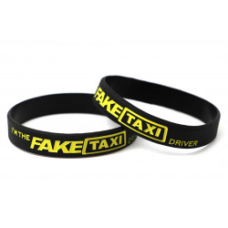 Fake Taxi silikonový náramek (Černý)