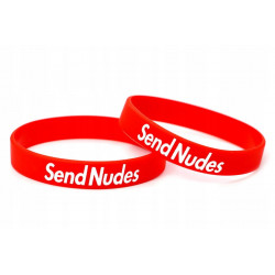 Send Nudes náramok (červený)