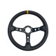 Volanty 3 ramenný sportovní volant RRS Monte Carlo F65, 350mm, kůže, 65mm odsazení, černá/žlutá/červená | race-shop.cz