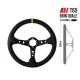 Volanty 3 ramenný sportovní volant RRS Monte Carlo F65, 350mm, kůže, 65mm odsazení, černá/žlutá/červená | race-shop.cz